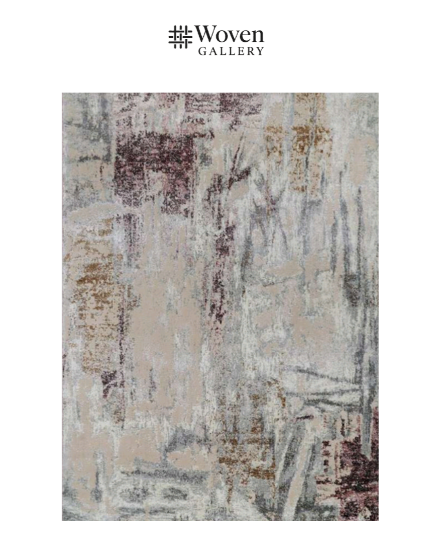 CRIMPSON/BEIGE CARPET - WOVEN GALLERY