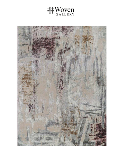 CRIMPSON/BEIGE CARPET - WOVEN GALLERY