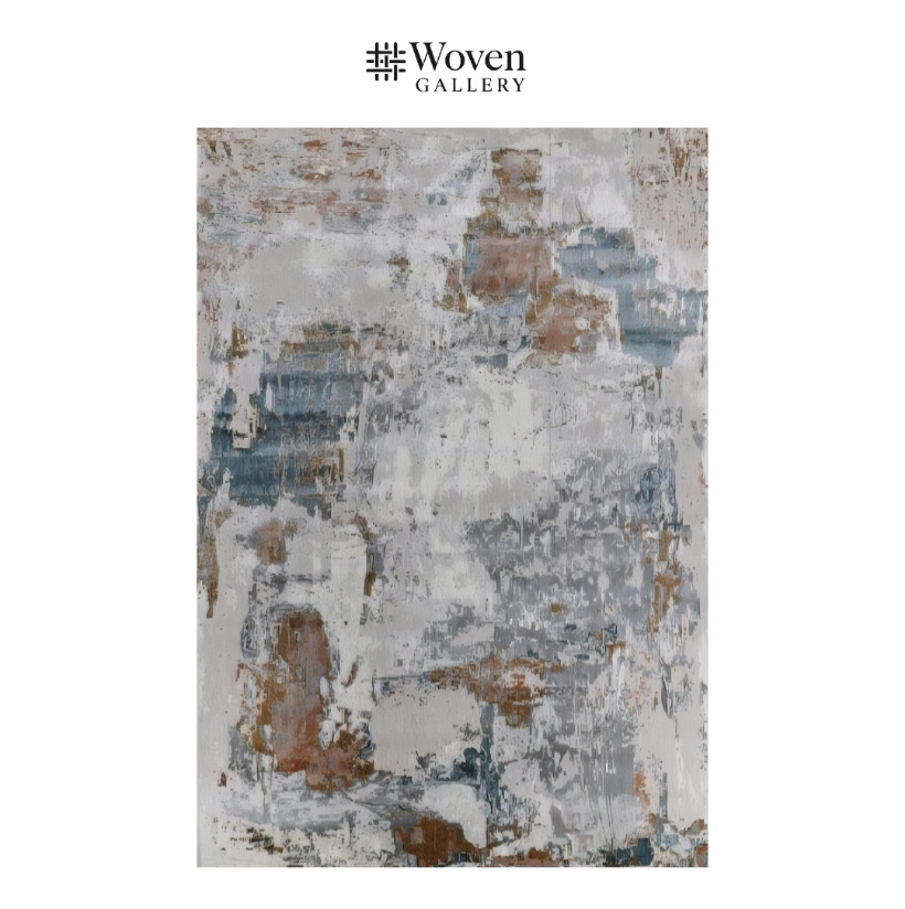 BLUE/ GREY CARPET - WOVEN GALLERY