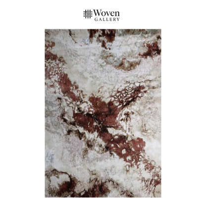 MAROON/WALNUT CARPET - WOVEN GALLERY