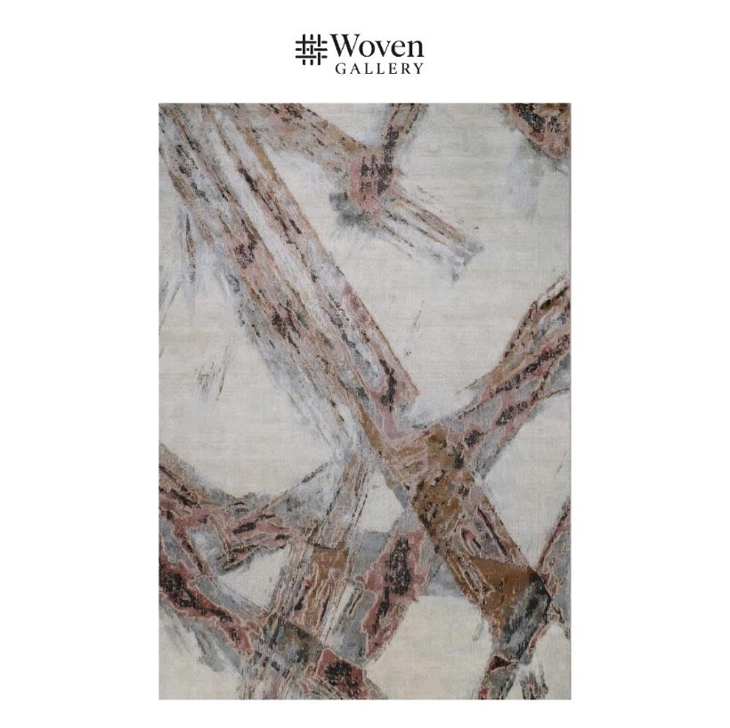 MAROON/WALNUT CARPET - WOVEN GALLERY