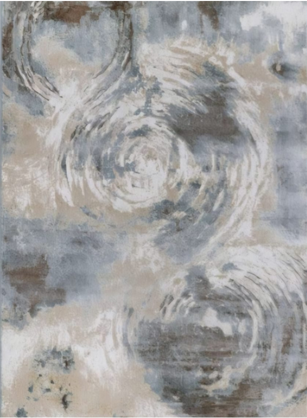 LIGHT BLUE/BEIGE CARPET - WOVEN GALLERY