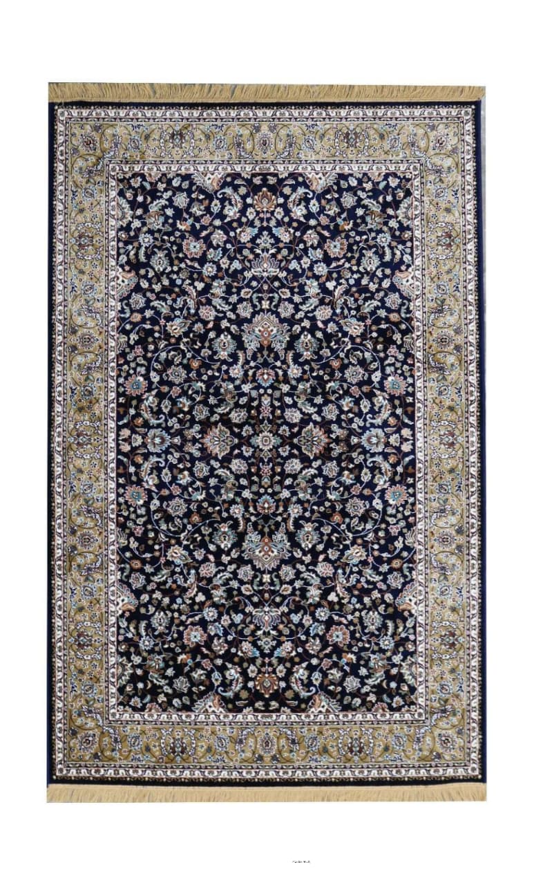 Zarif Noir – Classic Floral Traditional Carpet