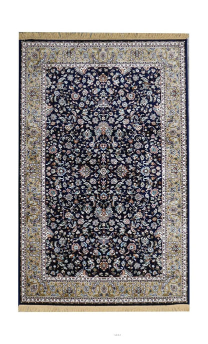 Zarif Noir – Classic Floral Traditional Carpet