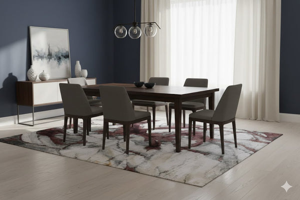 BURGUNDY/WALNUT Carpet