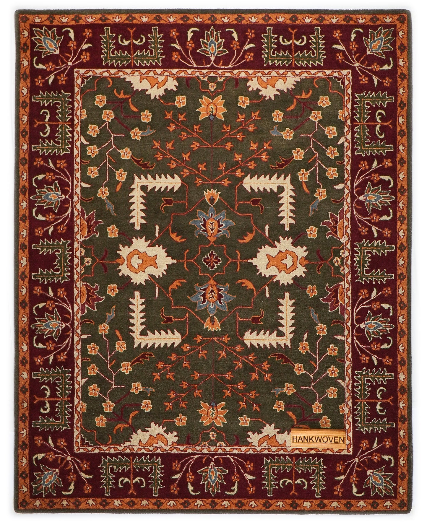 KASHAN-Traditional Hand Tufted Rug | Premium Persian Design Carpet