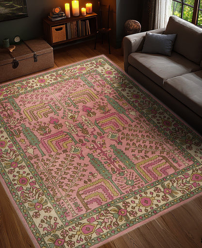 ROSADO-Traditional Hand Tufted Rug | Premium Persian Design Carpet