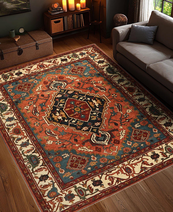 GARNET-Traditional Hand Tufted Rug | Premium Persian Design Carpet