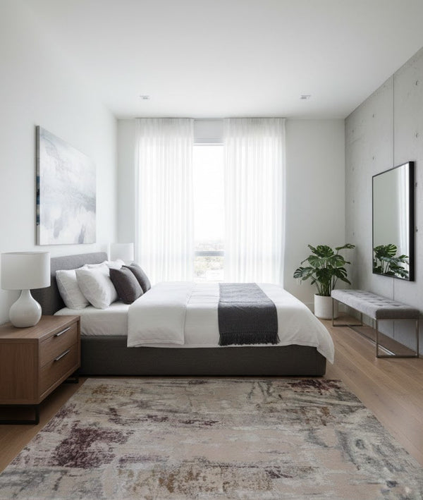 CRIMPSON/BEIGE CARPET