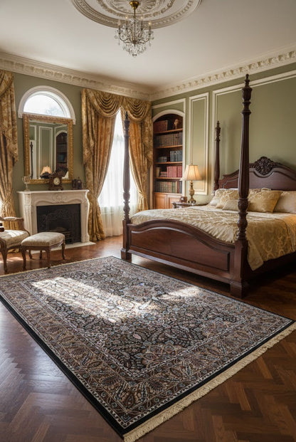 Sultan Noir Traditional Carpet