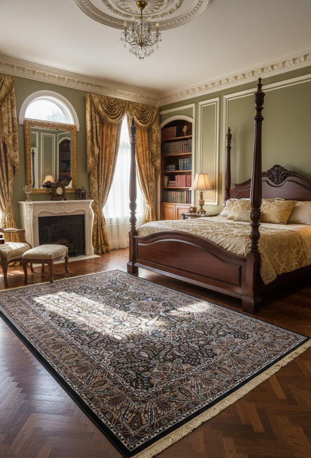 Ariana Noir Traditional Carpet