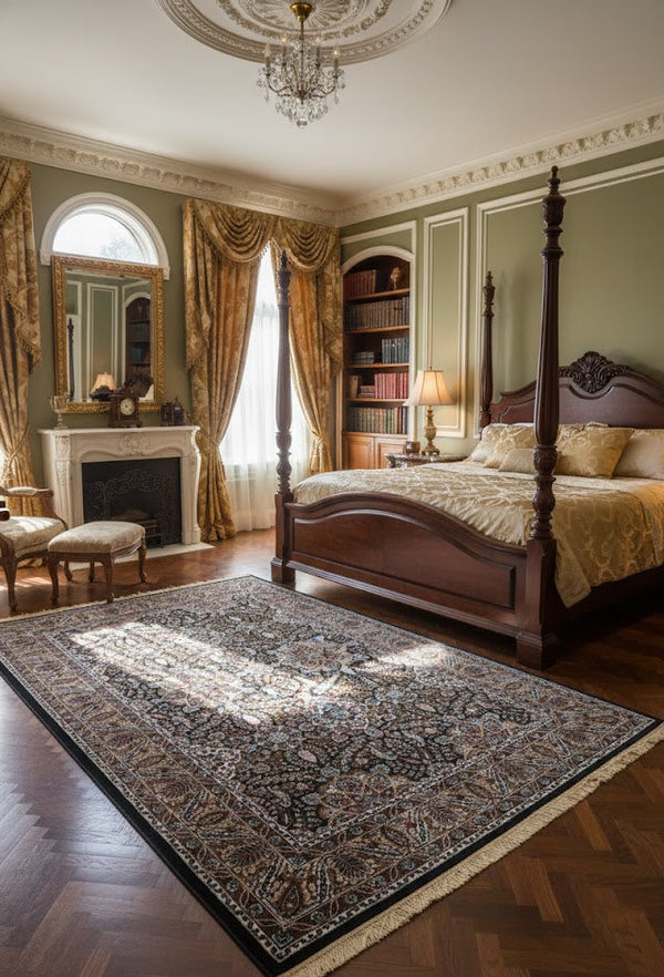 Ariana Noir Traditional Carpet